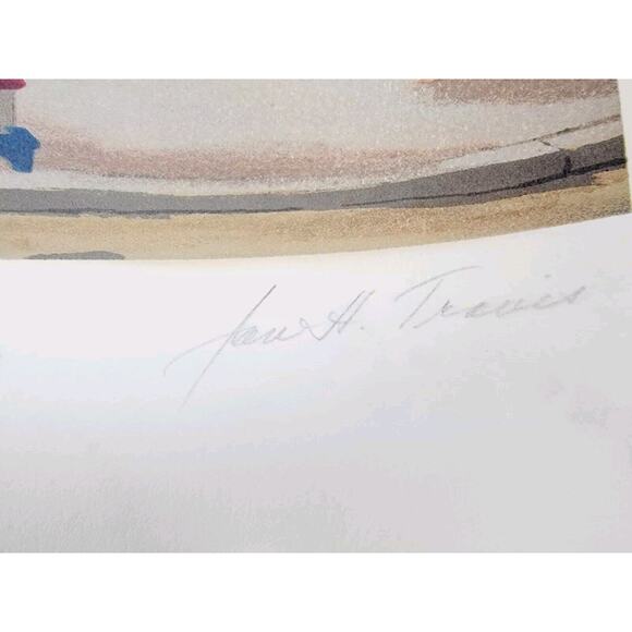 Jan Hanson Travis Main Street Circus Band Original Print 15 of 50 - Picture 3 of 16